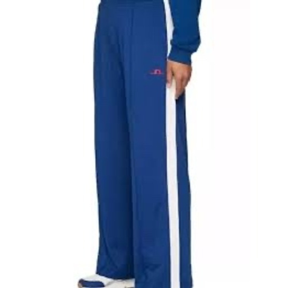 J.Lindeberg Track Pants‎ USA 24 Side Button Athletic Blue Medium